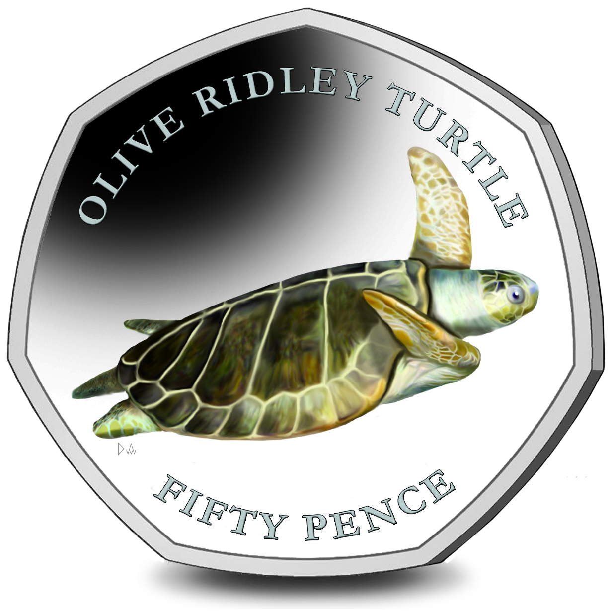 New 50p Turtles Commemorative Coin Series British Indian Ocean Territory
